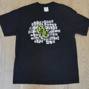 Good Charlotte 2003 Concert M&O Knits Black Large T-Shirt